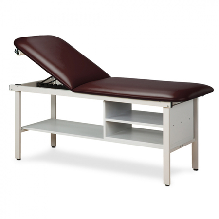 CLINTON Alpha Series Treatment Table w/ Shelving, Royal Blue 3030-27-3RB